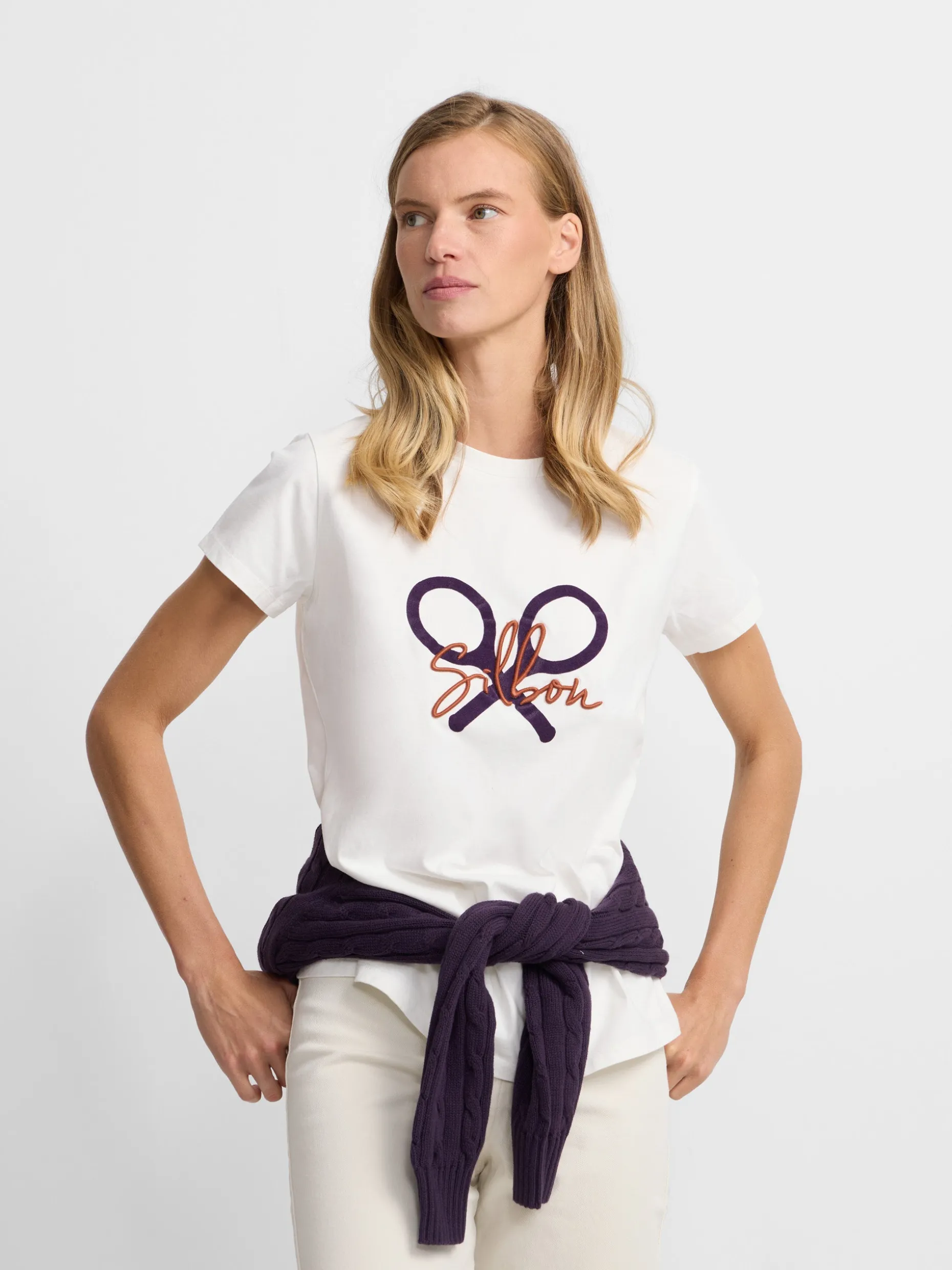 Camiseta woman clasica crudo