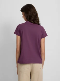 Camiseta woman clasica raqueta morado