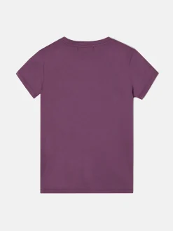 Camiseta woman clasica raqueta morado