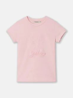 Camiseta woman clasica rosa claro
