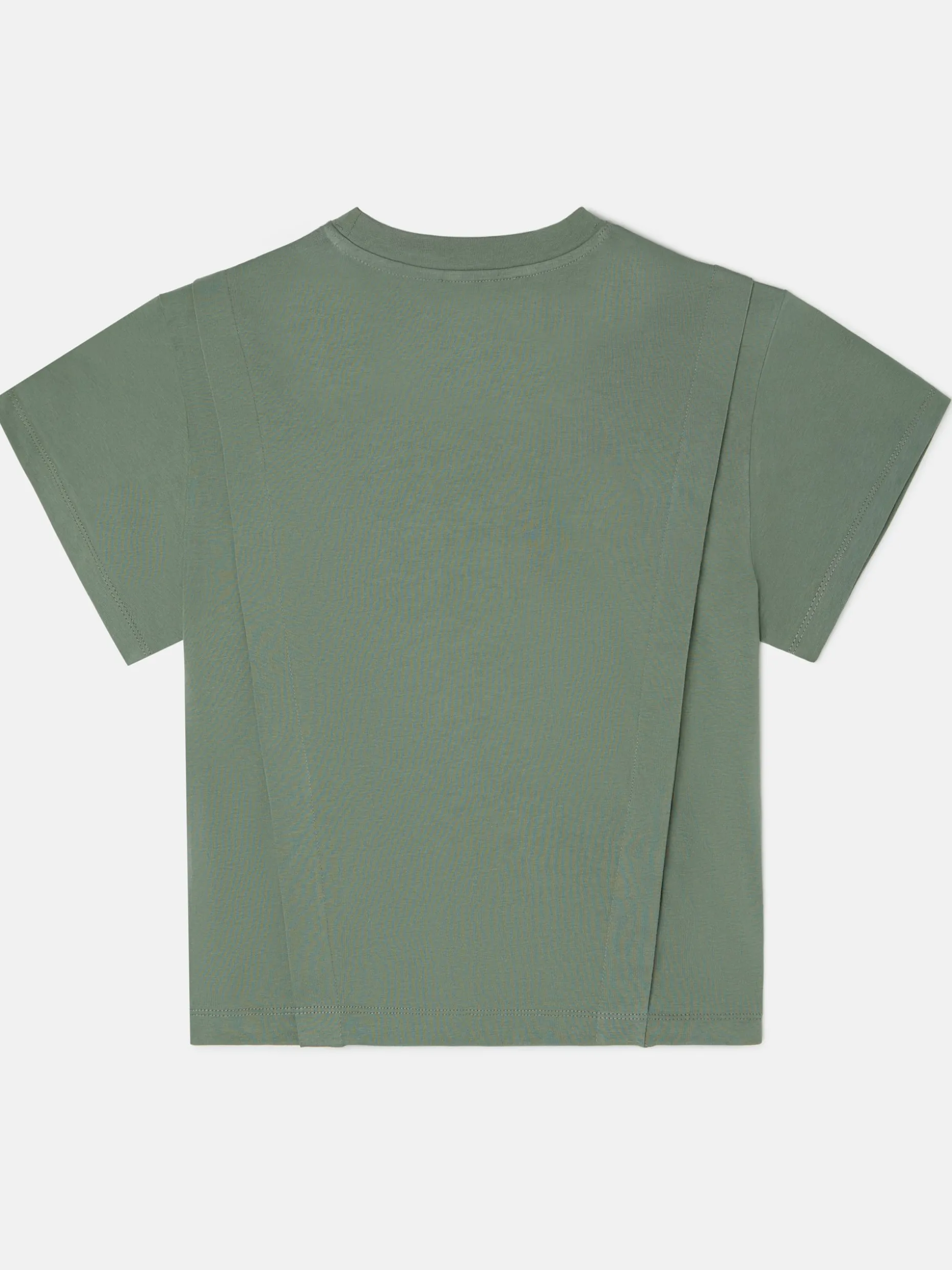 Camiseta woman hombreras verde