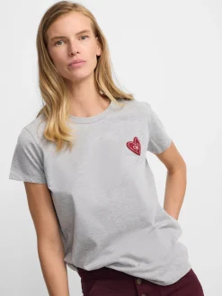 Camiseta woman love gris