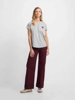 Camiseta woman love gris