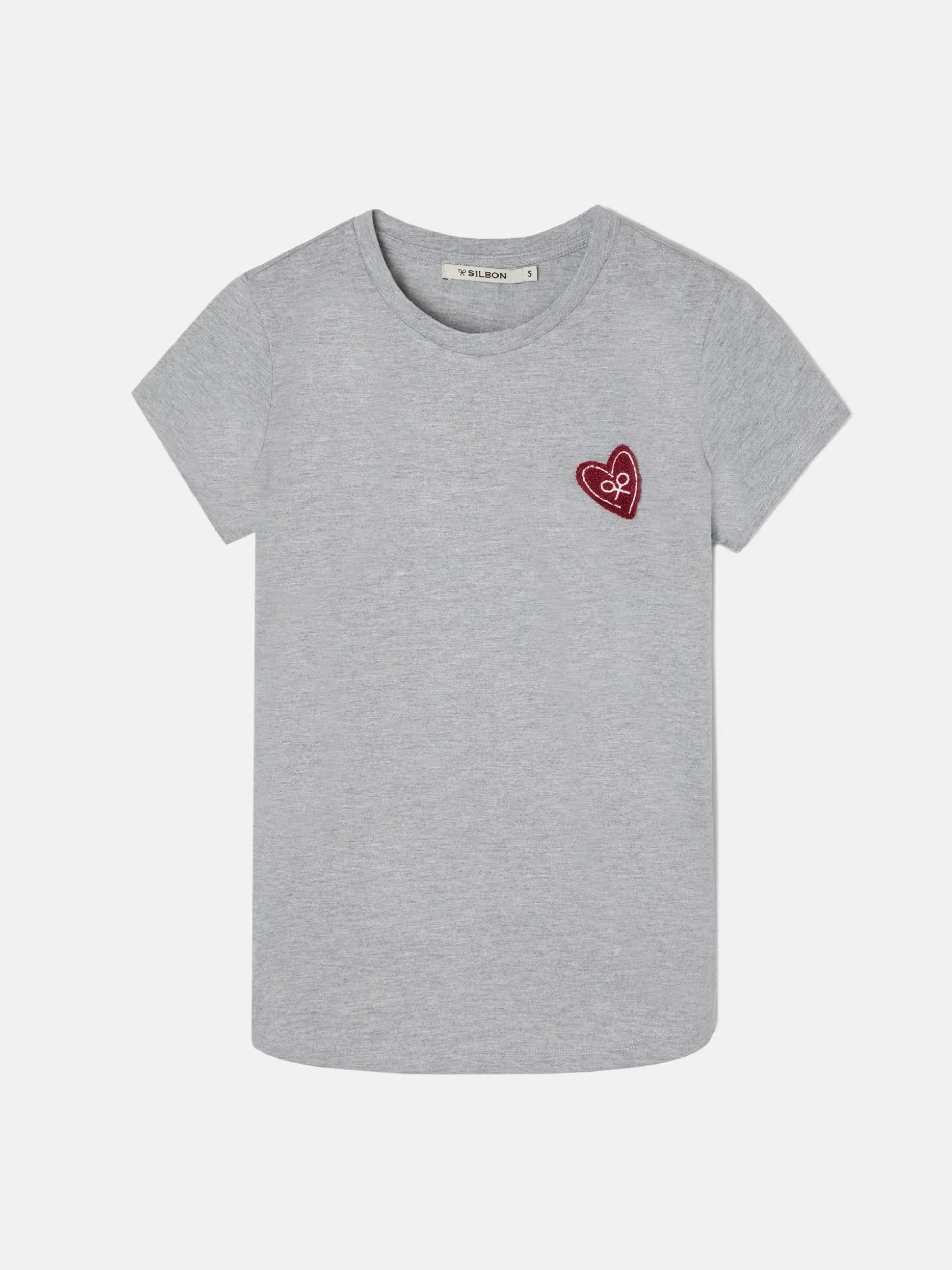 Camiseta woman love gris