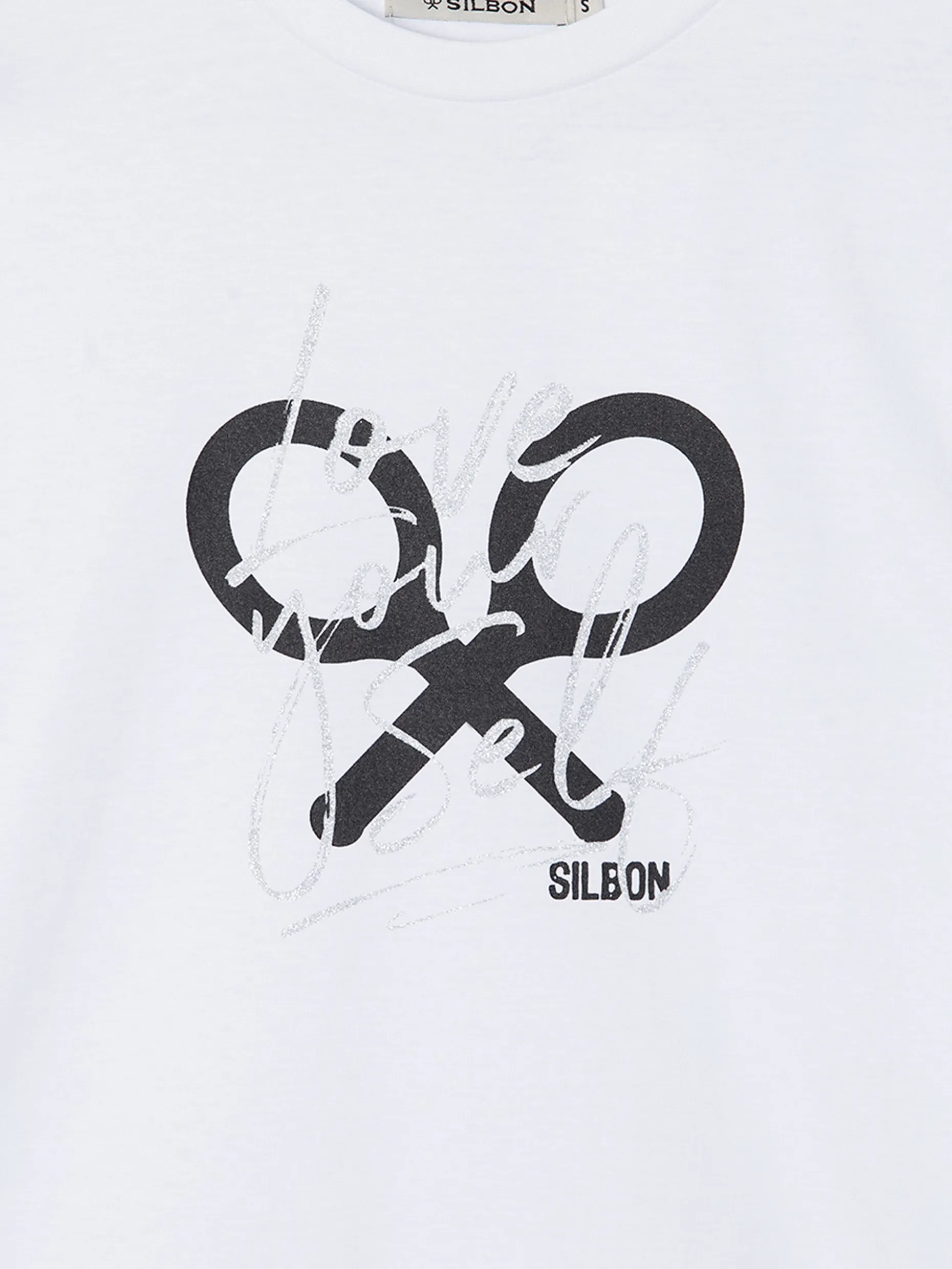 Camiseta woman manga roll out blanca
