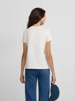 Camiseta woman raqueta cuadros cruda