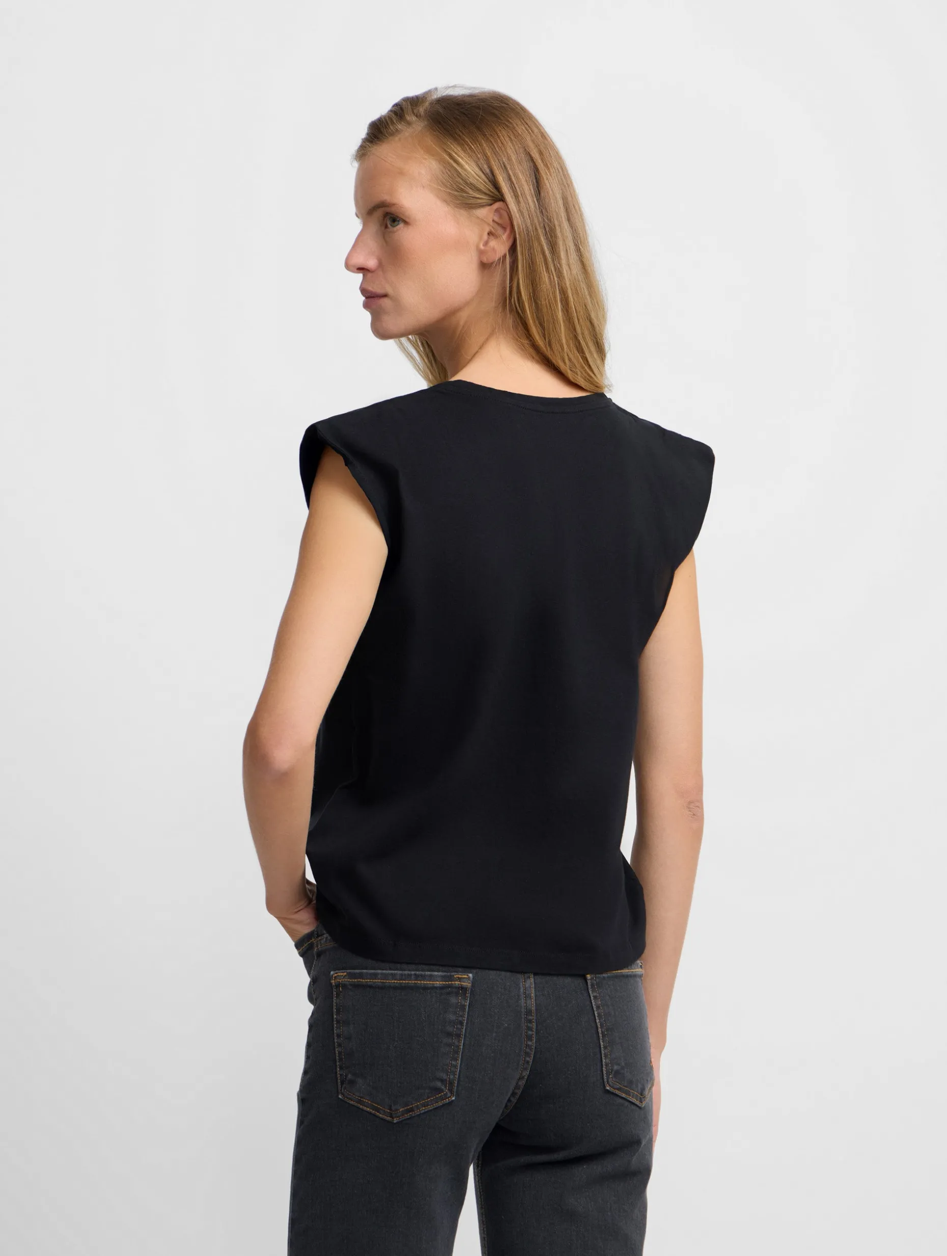 Camiseta woman sun negra