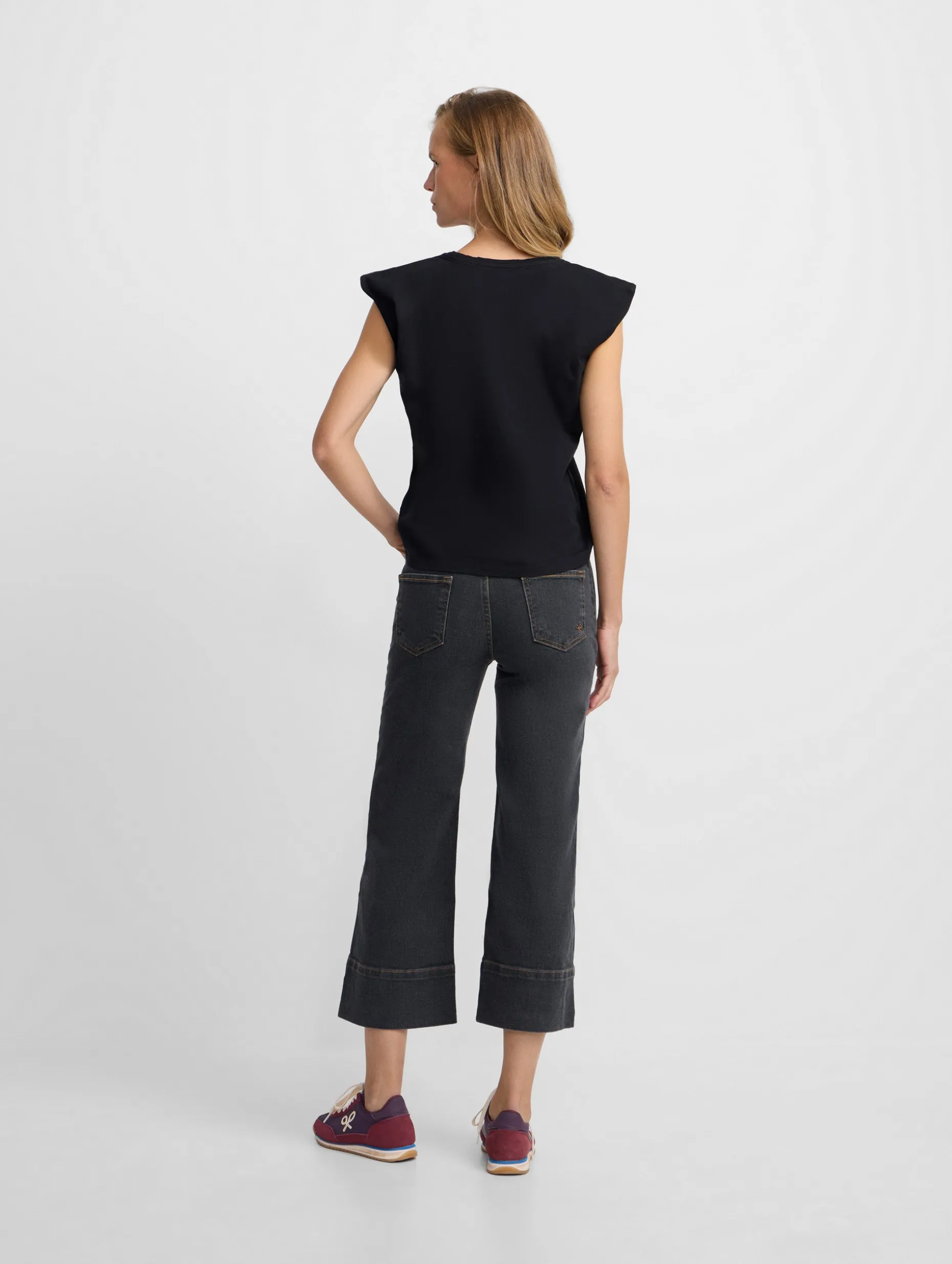 Camiseta woman sun negra
