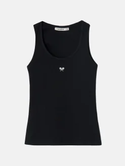 Camiseta woman tank negra