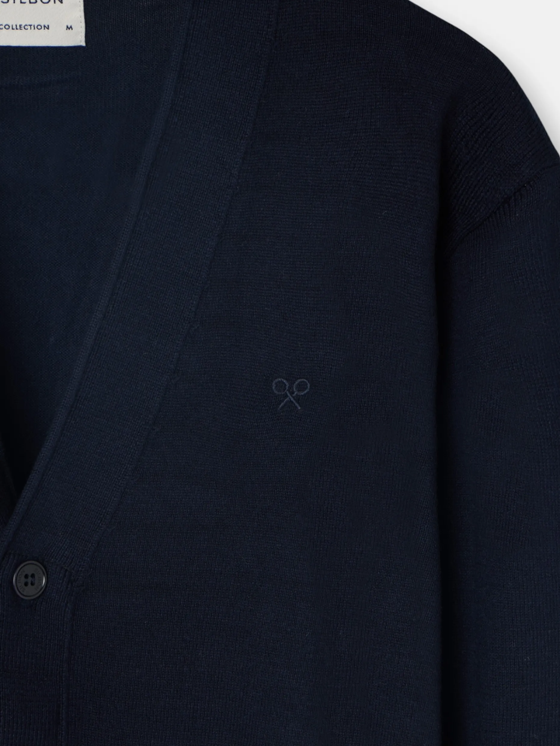 Cardigan classic azul marino