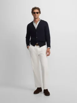Cardigan classic azul marino