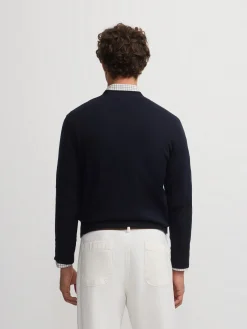 Cardigan classic azul marino