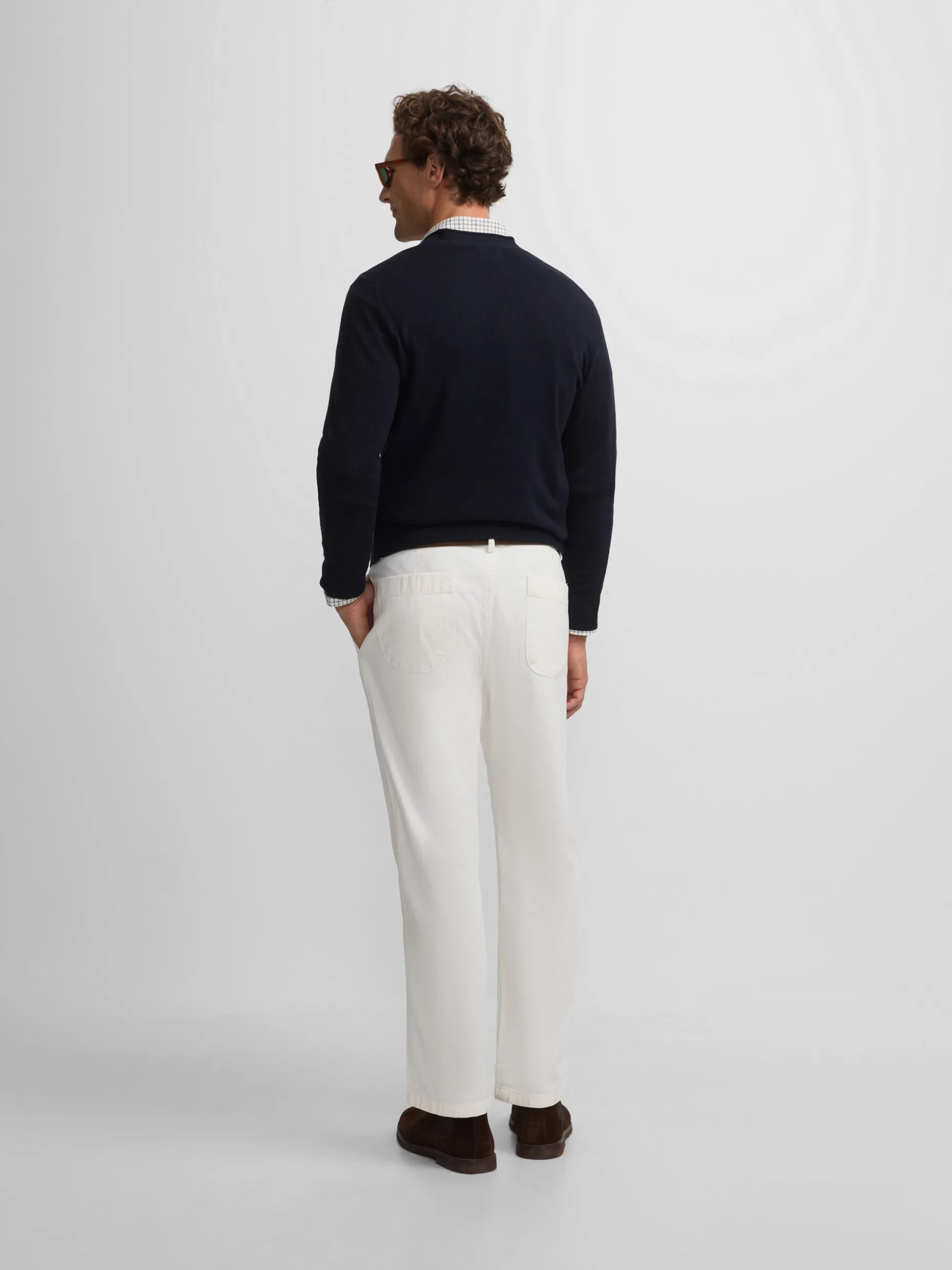 Cardigan classic azul marino