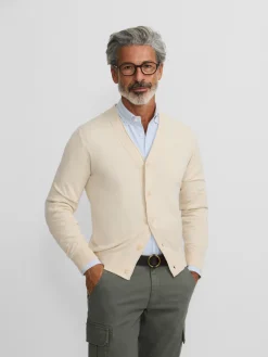 Cardigan classic beige