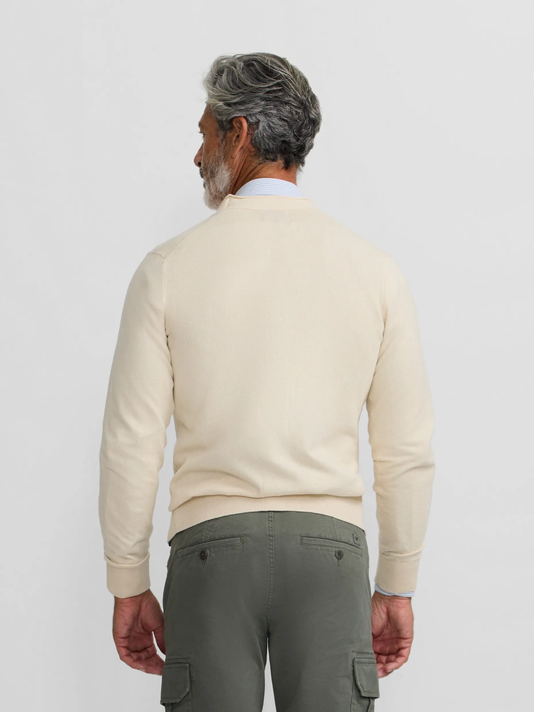 Cardigan classic beige
