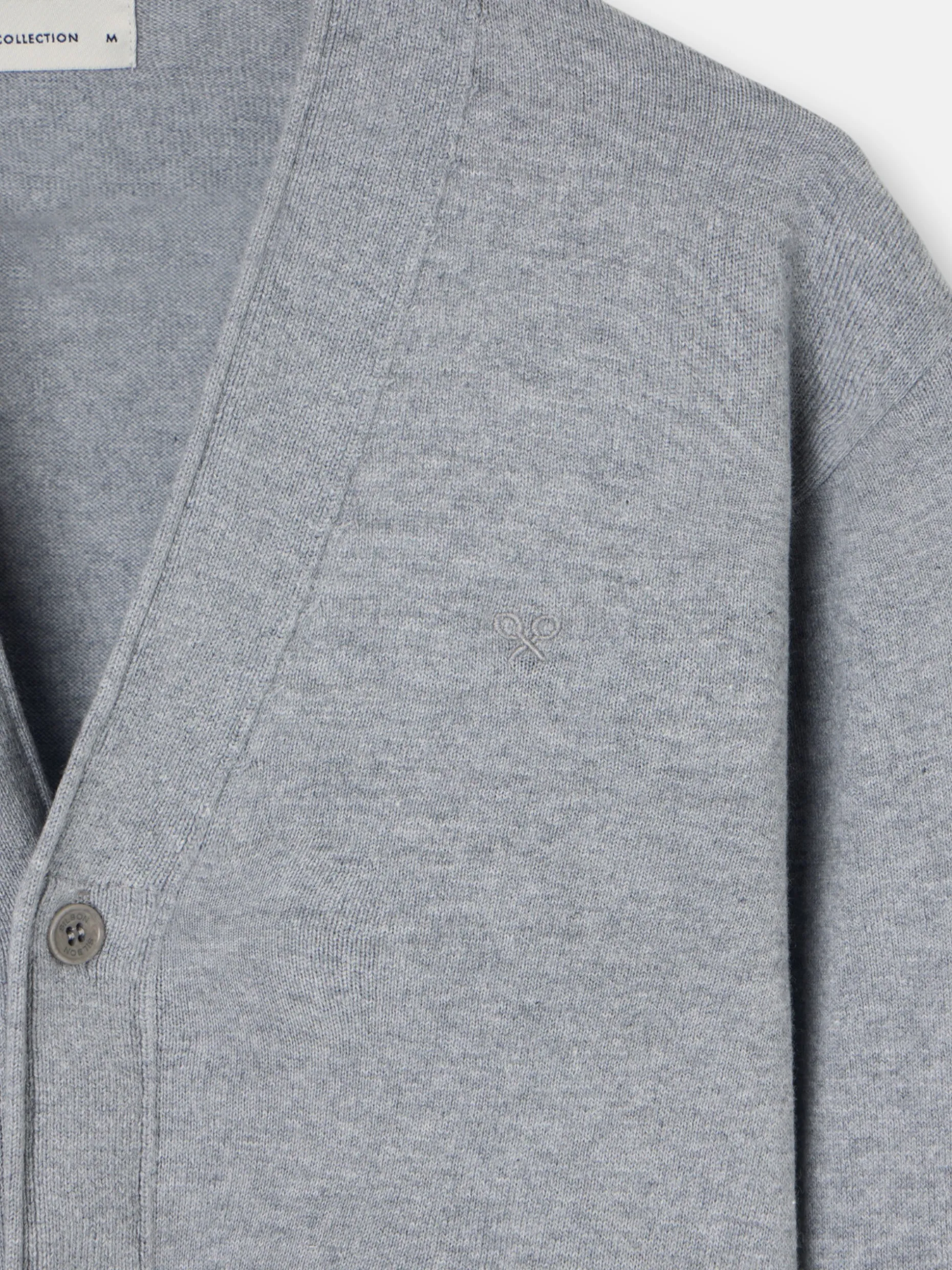 Cardigan classic gris