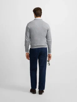 Cardigan classic gris