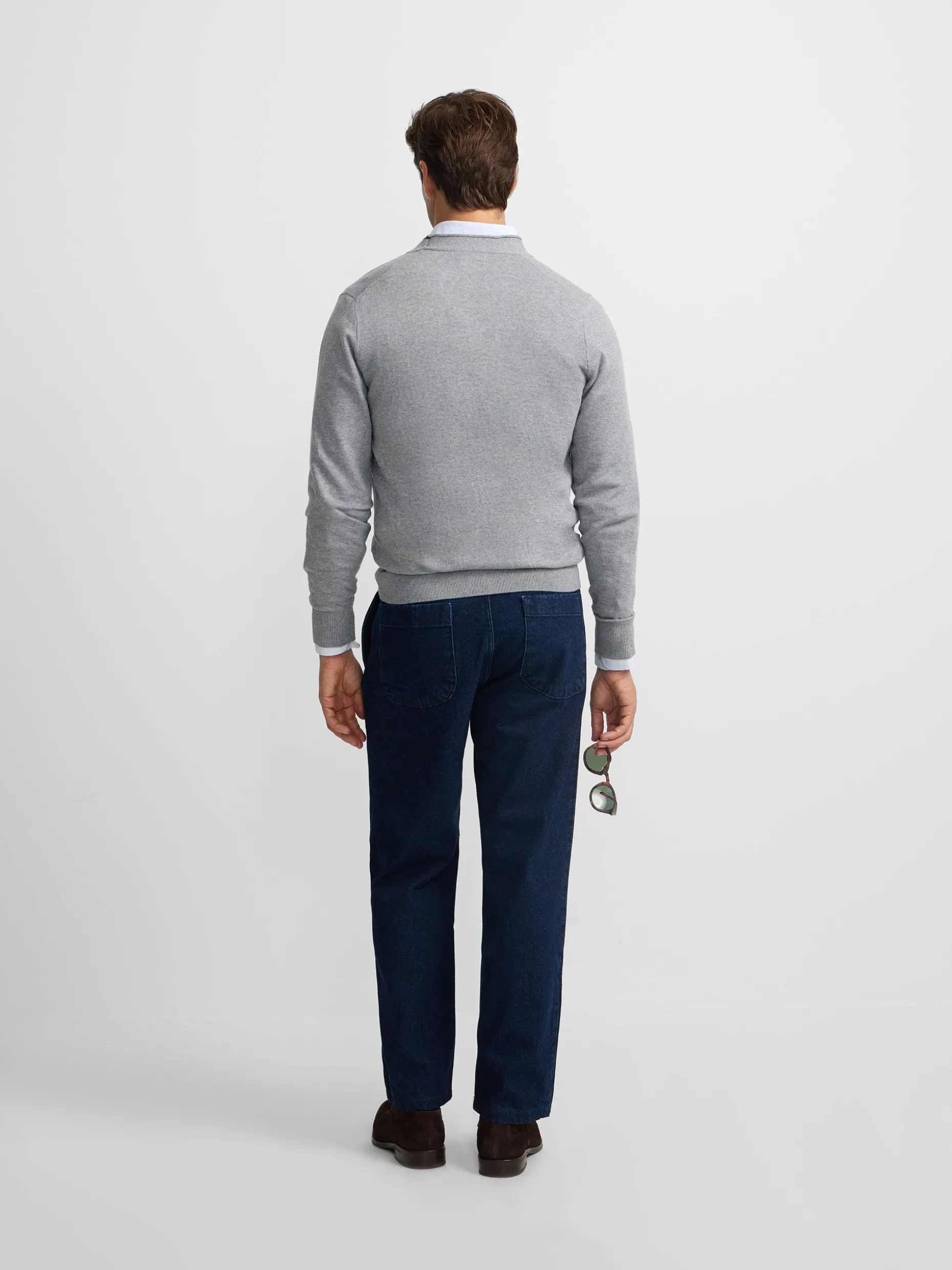Cardigan classic gris