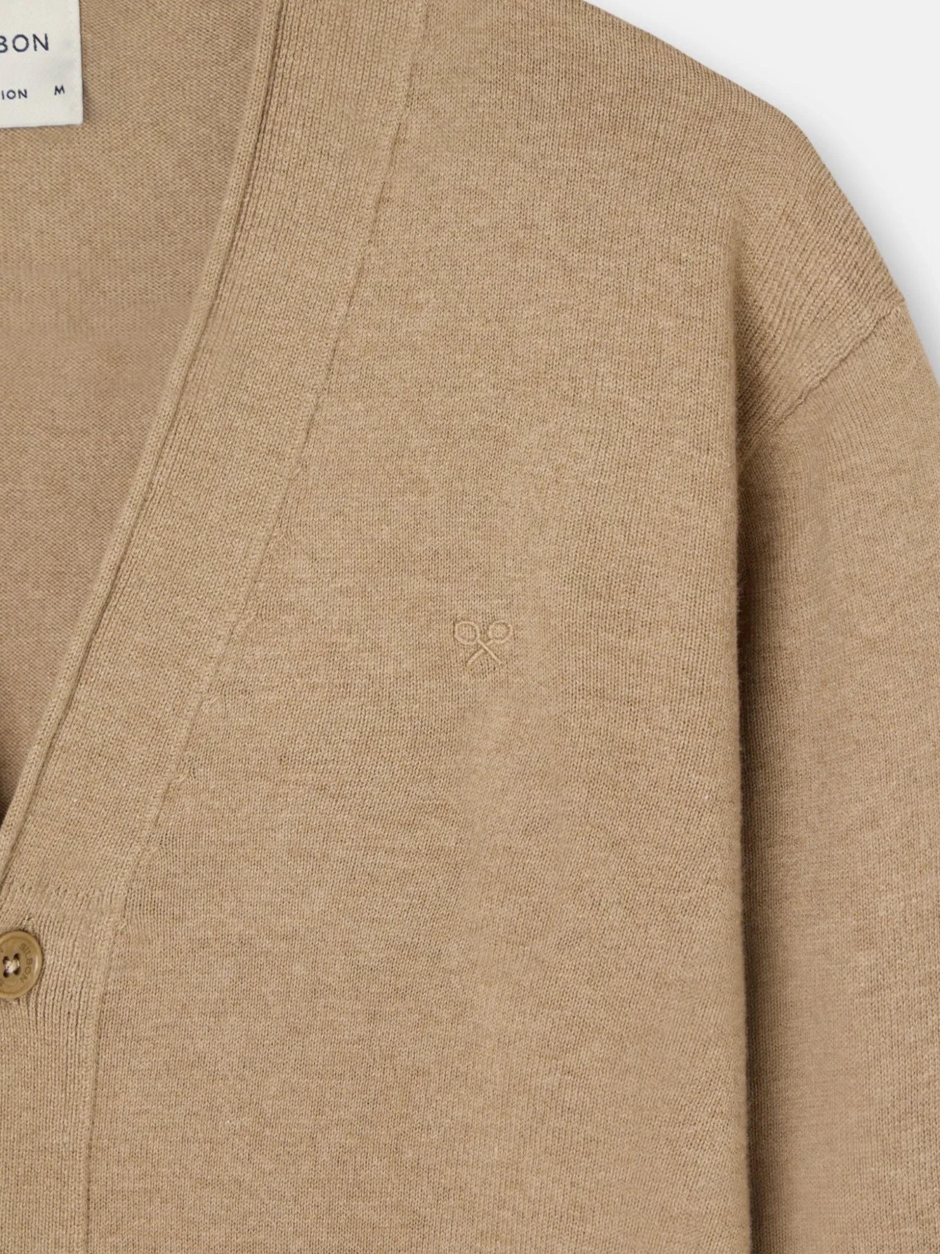 Cardigan classic marron