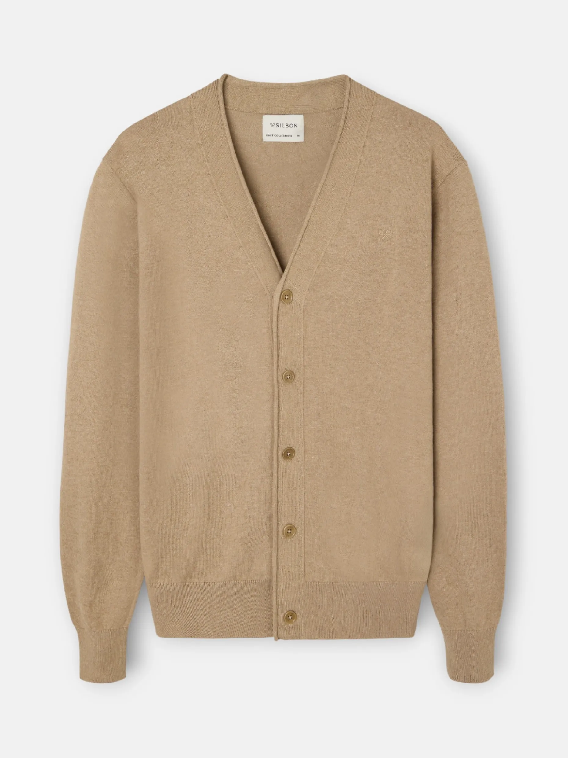 Cardigan classic marron