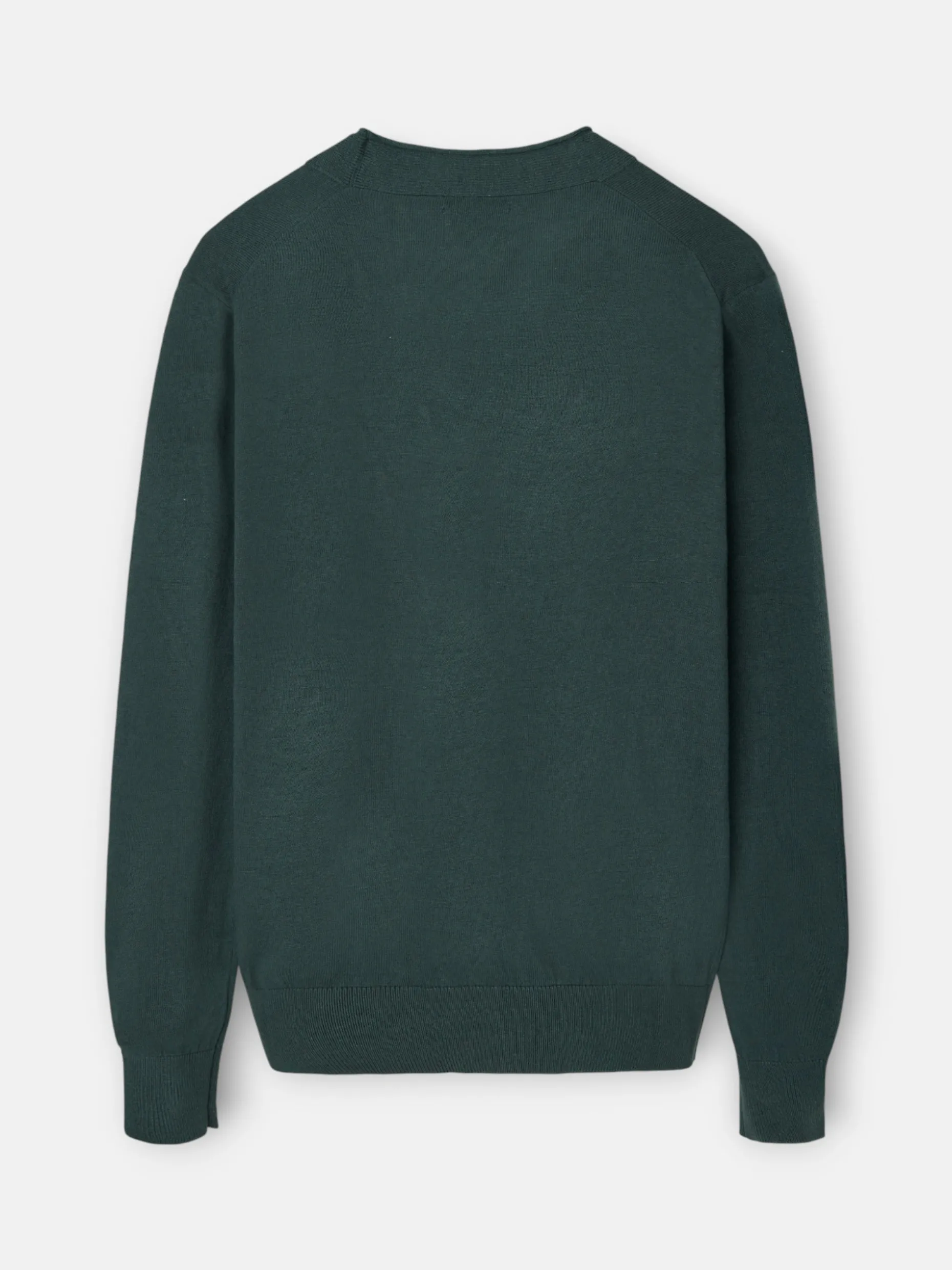 Cardigan classic verde oscuro