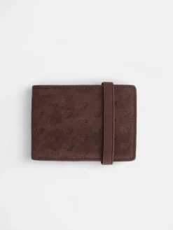 Cartera piel multiraquetas grabadas