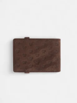 Cartera piel multiraquetas grabadas