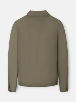 Cazadora garment dye khaki