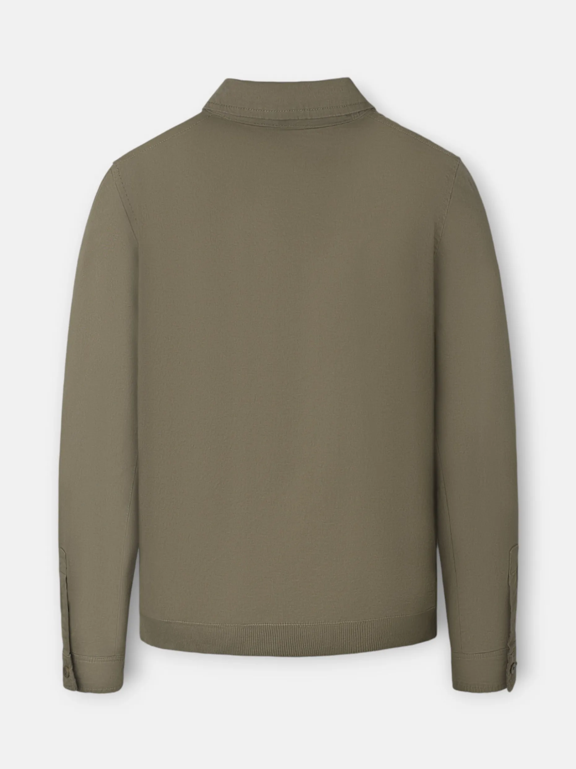 Cazadora garment dye khaki