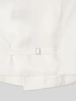 Chaleco chaque clasico blanco roto