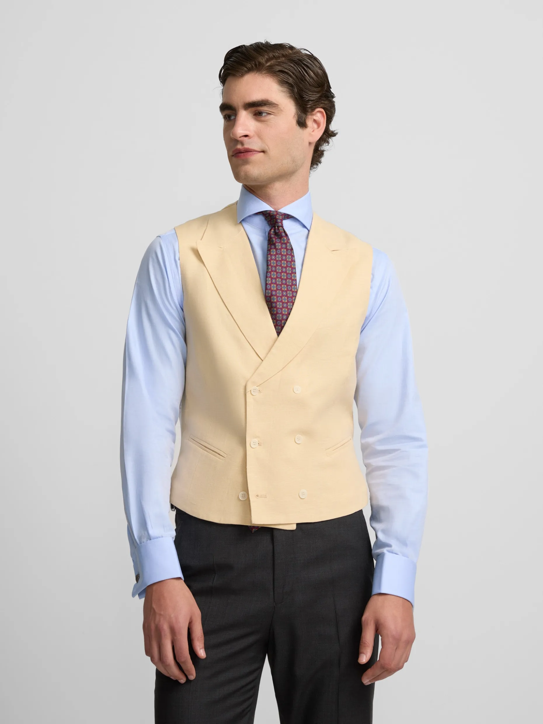 Chaleco chaque clasico camel