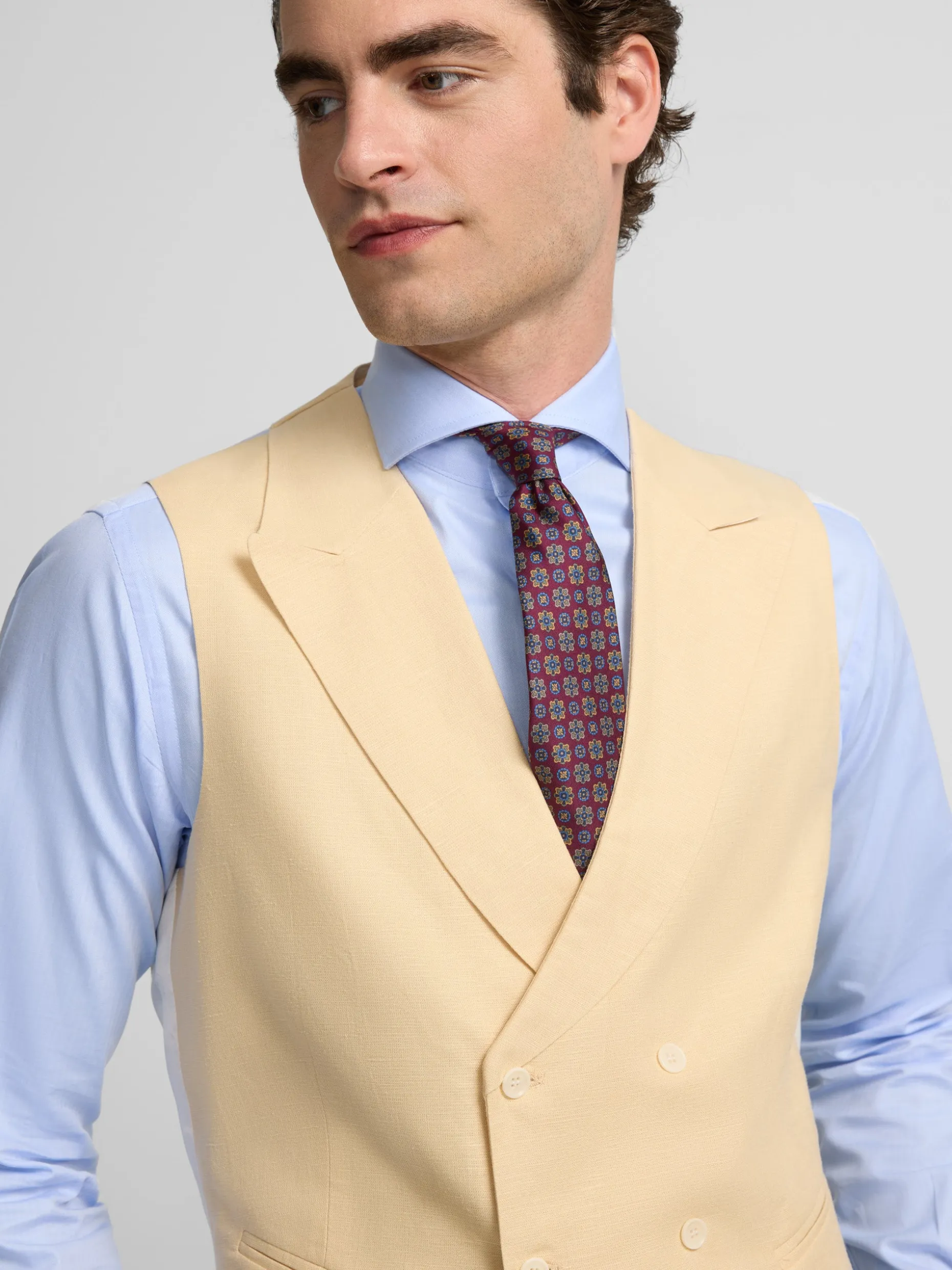 Chaleco chaque clasico camel