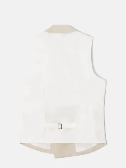 Chaleco chaque clasico gris perla
