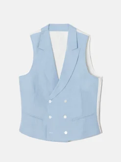 Chaleco chaque cuello clasico azafata