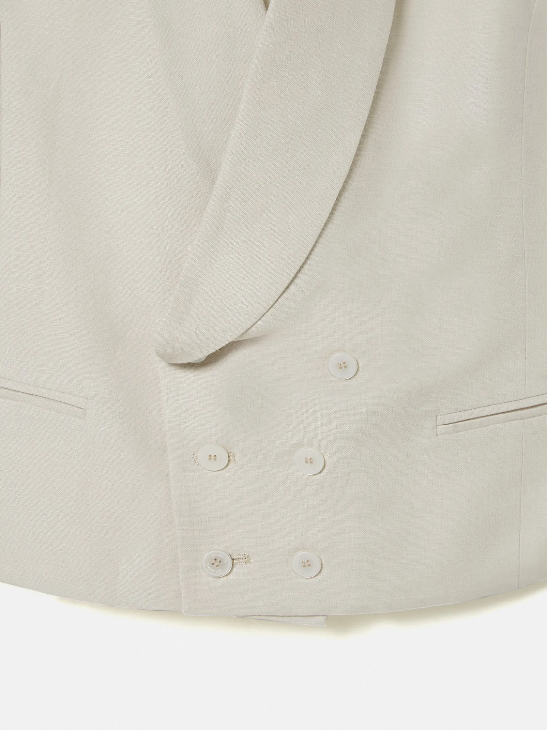Chaleco chaque cuello redondo gris perla