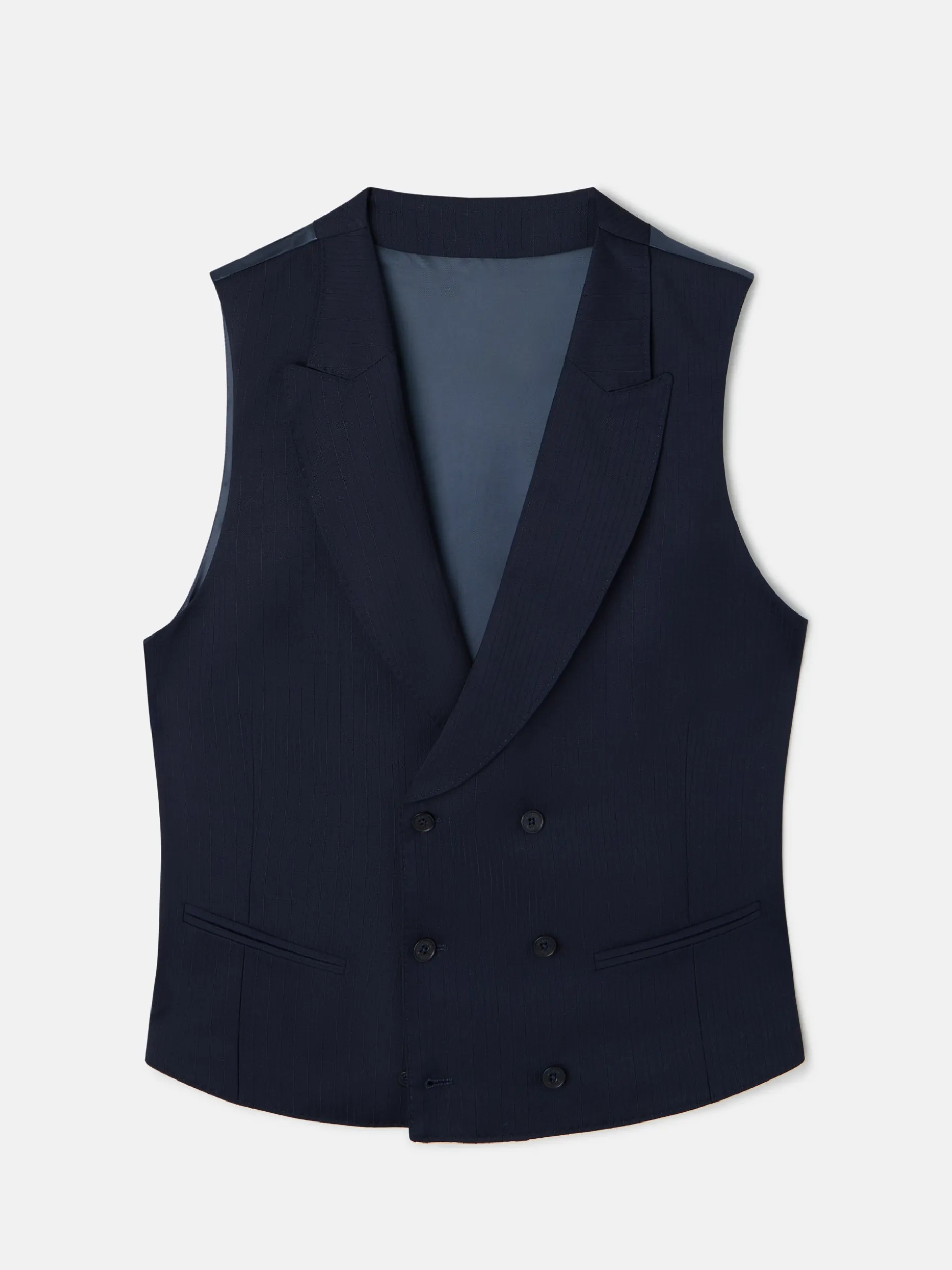 Chaleco chaque espiga azul marino