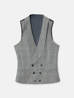 Chaleco chaque silbon principe de gales gris