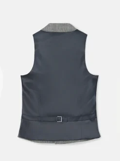 Chaleco chaque silbon principe de gales gris