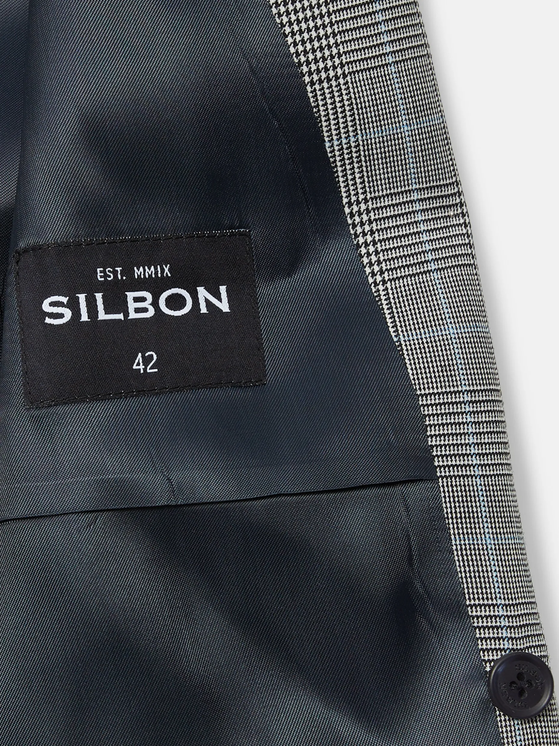 Chaleco chaque silbon principe de gales gris