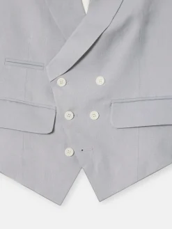 Chaleco chaque tailoring azul medio