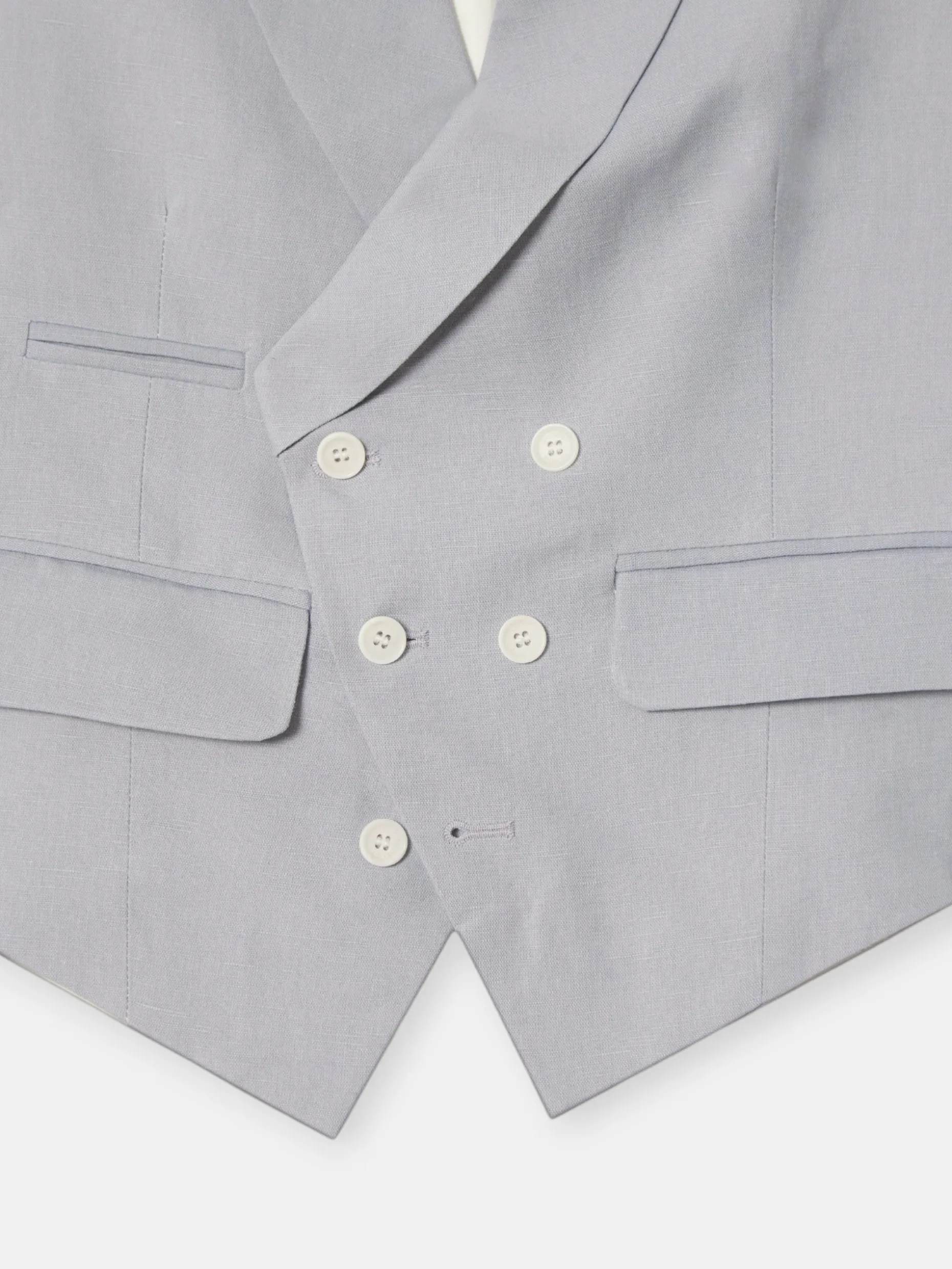 Chaleco chaque tailoring azul medio