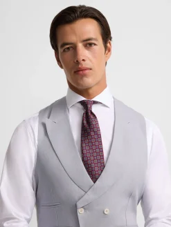 Chaleco chaque tailoring azul medio