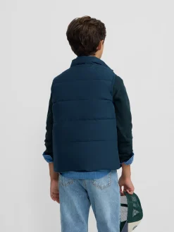 Chaleco kids reversible verde marino