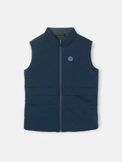 Chaleco kids reversible verde marino
