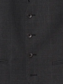 Chaleco traje principe de gales gris