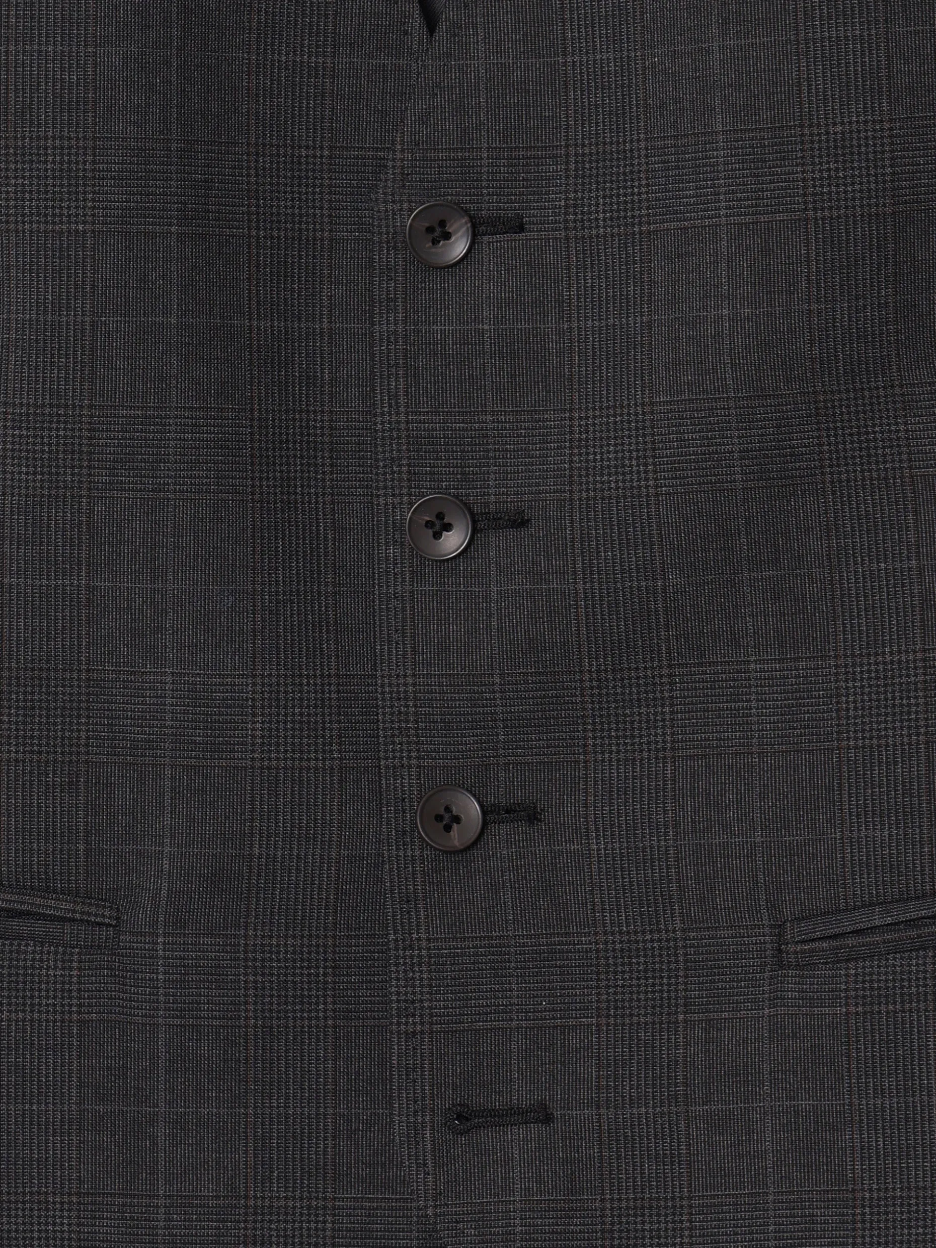 Chaleco traje principe de gales gris