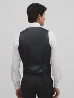 Chaleco traje principe de gales gris