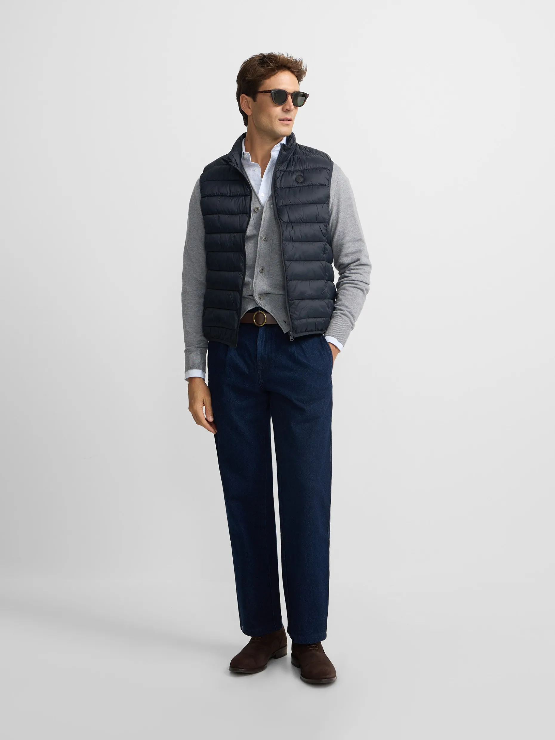 Chaleco ultralight gris oscuro