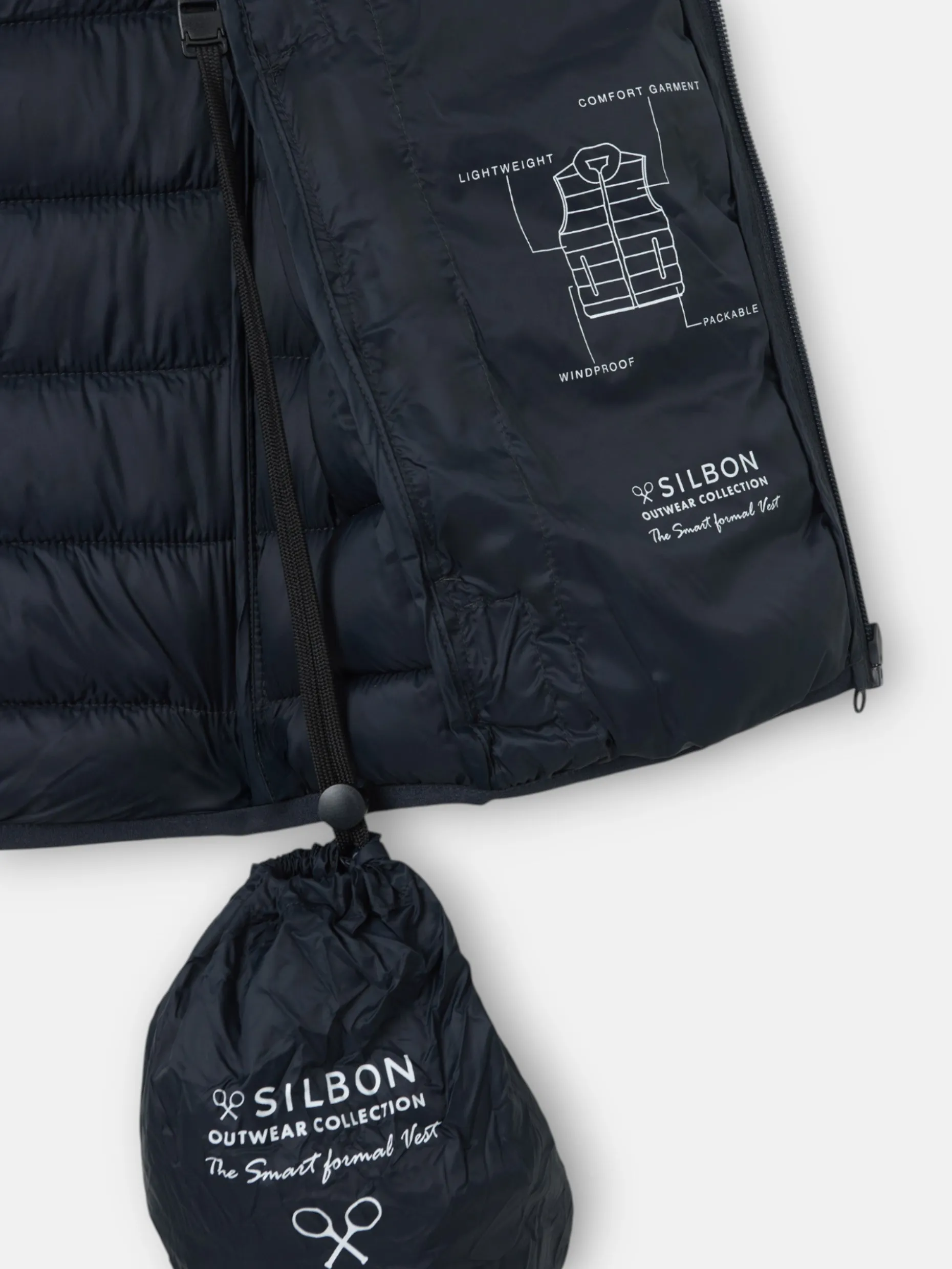 Chaleco ultralight gris oscuro
