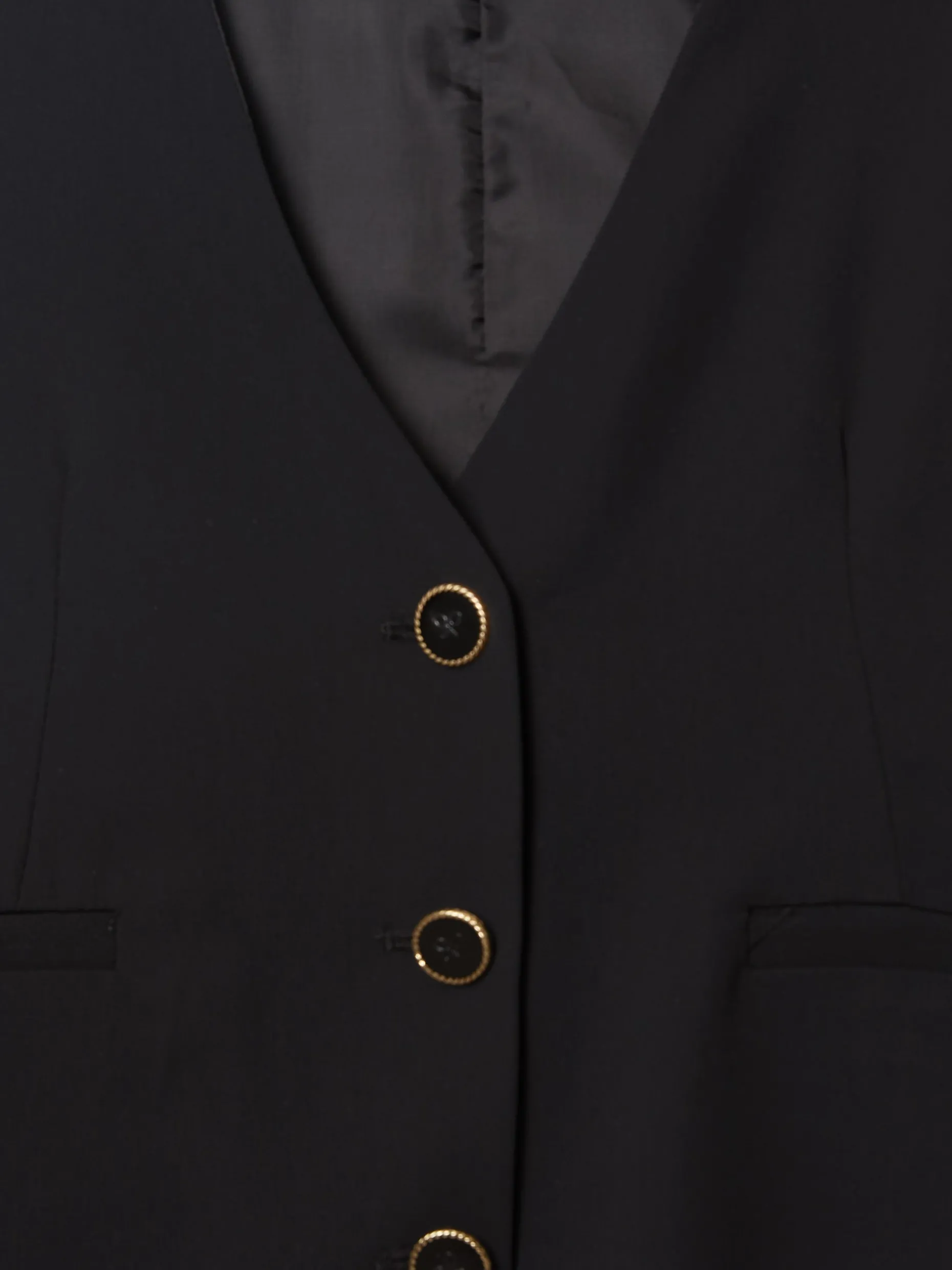 Chaleco woman clasico sastre negro